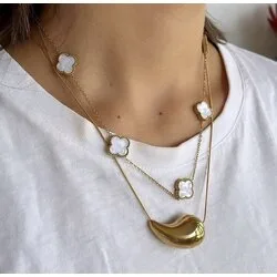 Gold Botega Kolye