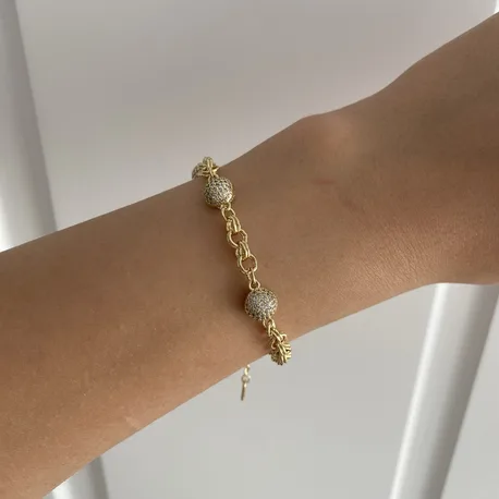 Minimal Topçuk Bileklik