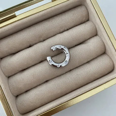 Taşlı Earcuff Küpe