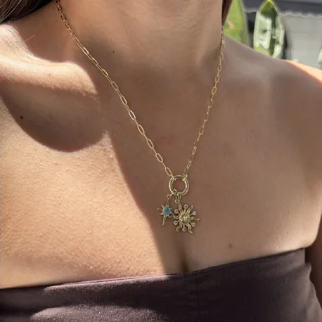 Güneş Charm Kolye